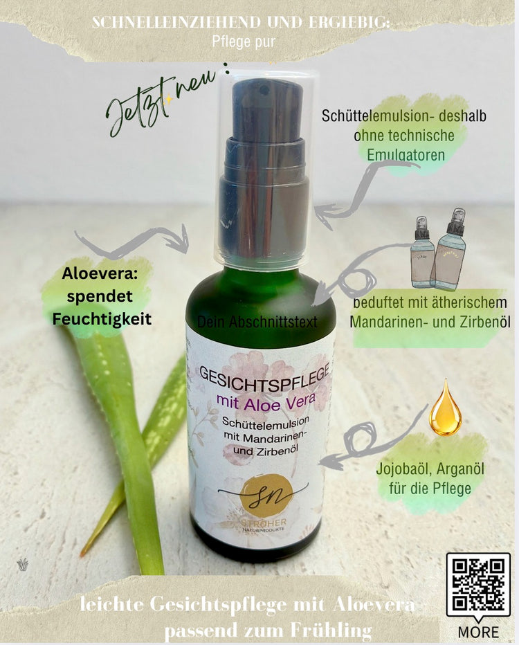 Gesichtspflege mit Aloevera