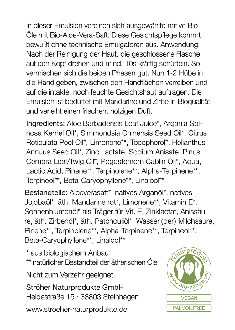 Gesichtspflege mit Aloevera