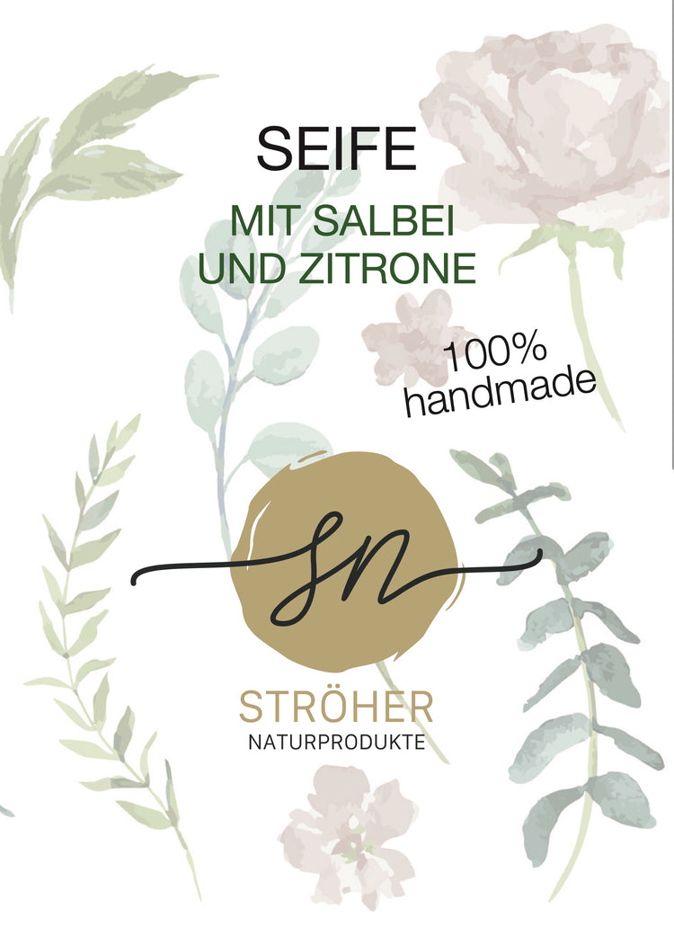 kleine Seife mit Salbei und Zitrone